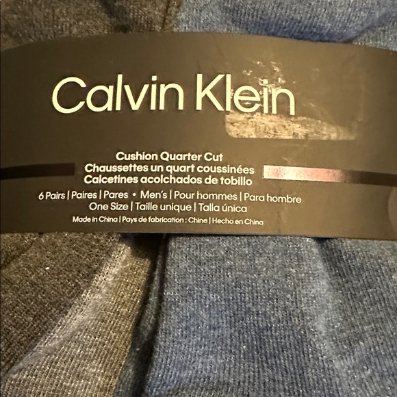 Calvin Klein Cushioned Quarter Stretch Heather Assorted Color Socks OS NWT - Picture 3 of 6